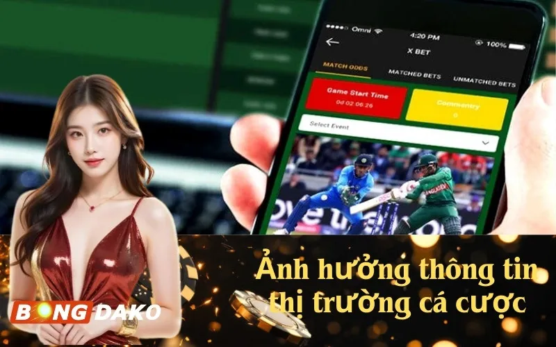 Ảnh hưởng thông tin thị trường cá cược