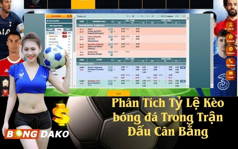Phân Tích Tỷ Lệ Kèo bóng đá Trong Trận Đấu Cân Bằng