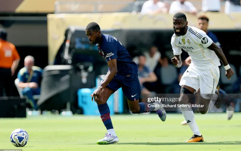 Rudiger gây thất vọng trước PSG.