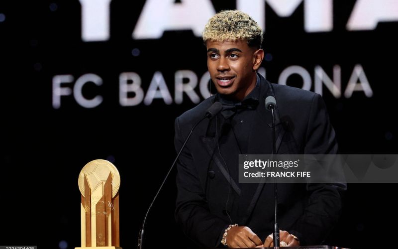 Yamal thắng giải Kopa Trophy